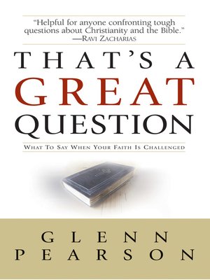 cover image of That's a Great Question